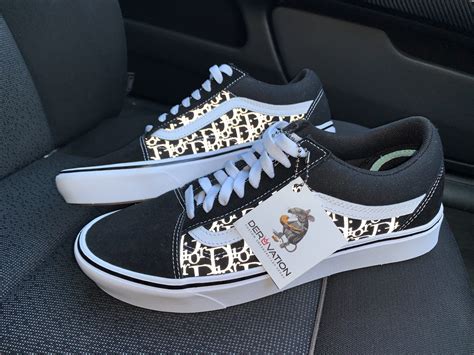 vans dior x custom